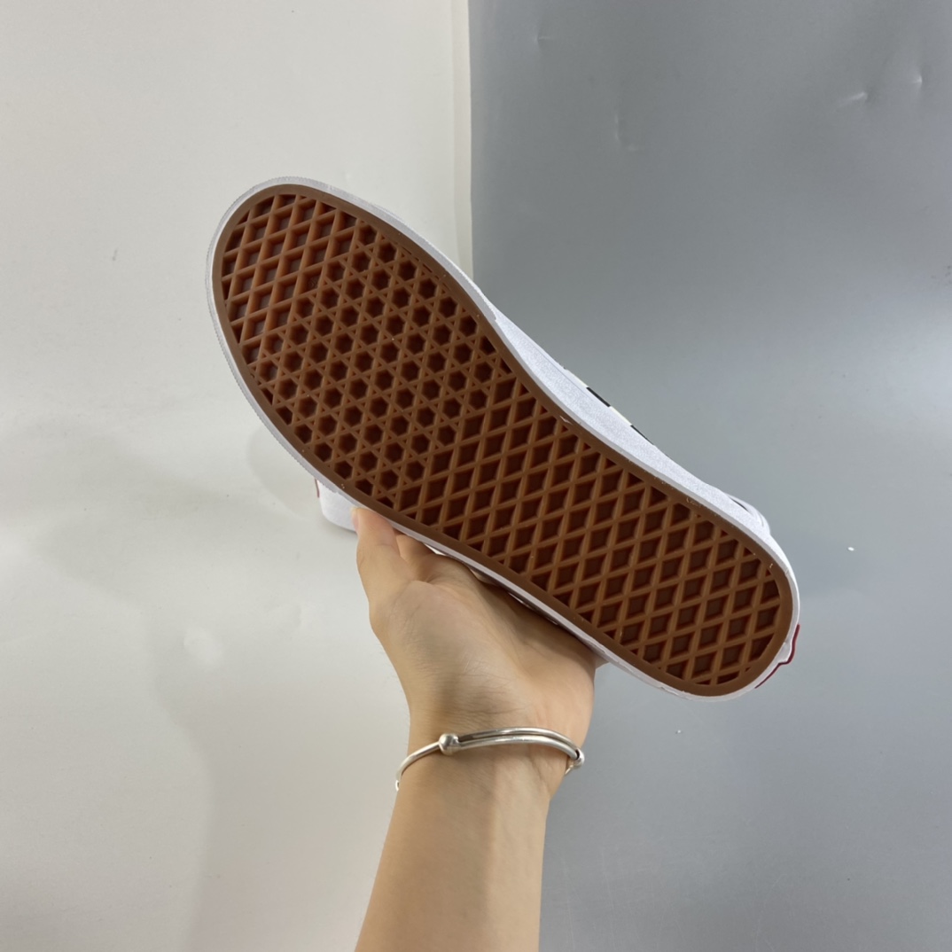 P150 VANS 2021 Style 36安纳海姆经典棋盘格复古黑白低帮男女情侣款休闲硫化帆布滑板鞋 VN0A54F6XC8