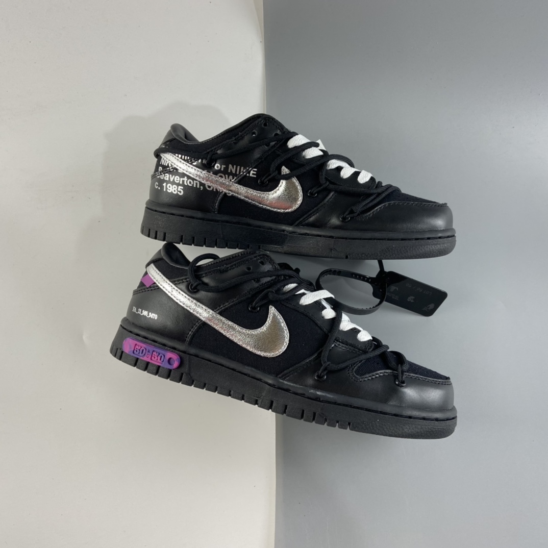 P360 Off-White x Futura xDunk OW 联名款扣篮系列复古滑板鞋 DM1602-001