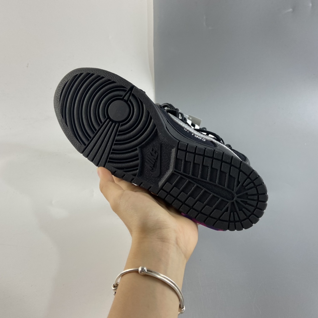 P360 Off-White x Futura xDunk OW 联名款扣篮系列复古滑板鞋 DM1602-001