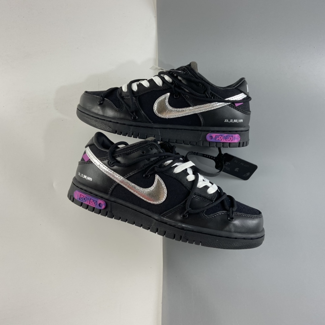 P360 Off-White x Futura xDunk OW 联名款扣篮系列复古滑板鞋 DM1602-001