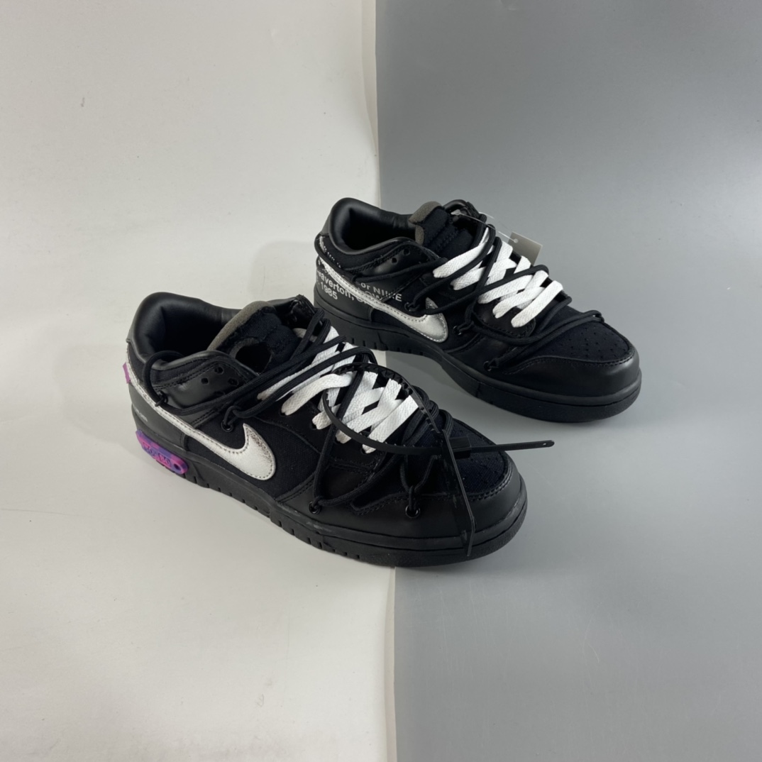 P360 Off-White x Futura xDunk OW 联名款扣篮系列复古滑板鞋 DM1602-001