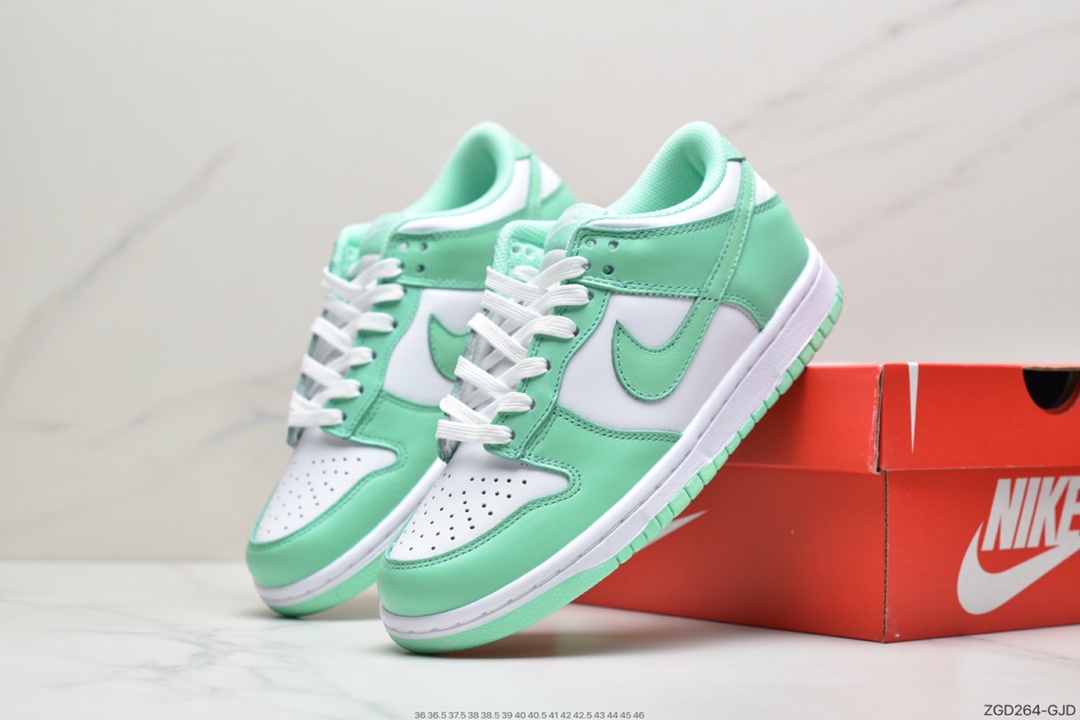 290 耐克Nike SB Dunk Low Green Glow 蒂夫尼 薄荷绿 百搭休闲板鞋 DD1503-105