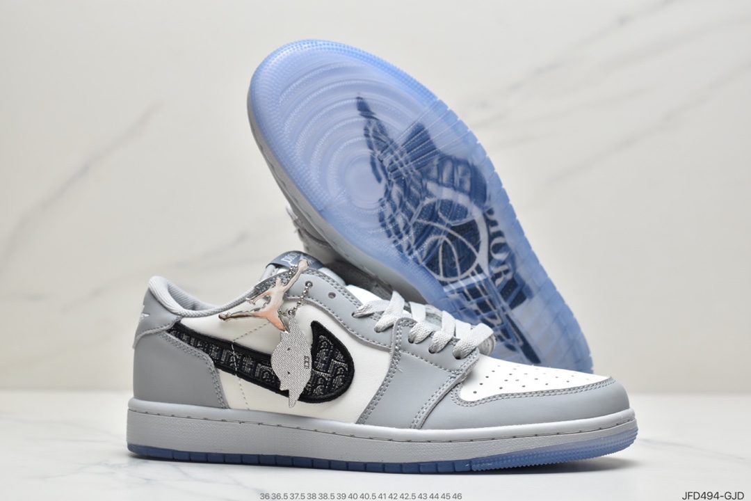 170 乔丹1代 乔1 乔1低帮系列 Dior x Air Jordan 1 Low     CN8608-002