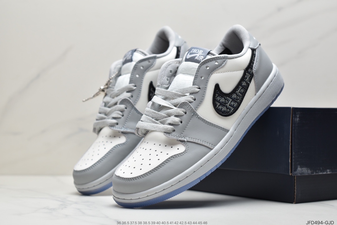 170 乔丹1代 乔1 乔1低帮系列 Dior x Air Jordan 1 Low     CN8608-002