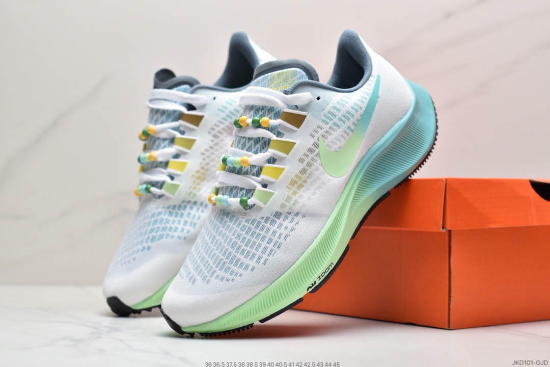160 耐克Nike Zoom Pegasus 37 登月37代 极光蓝配色 CZ8692-135
