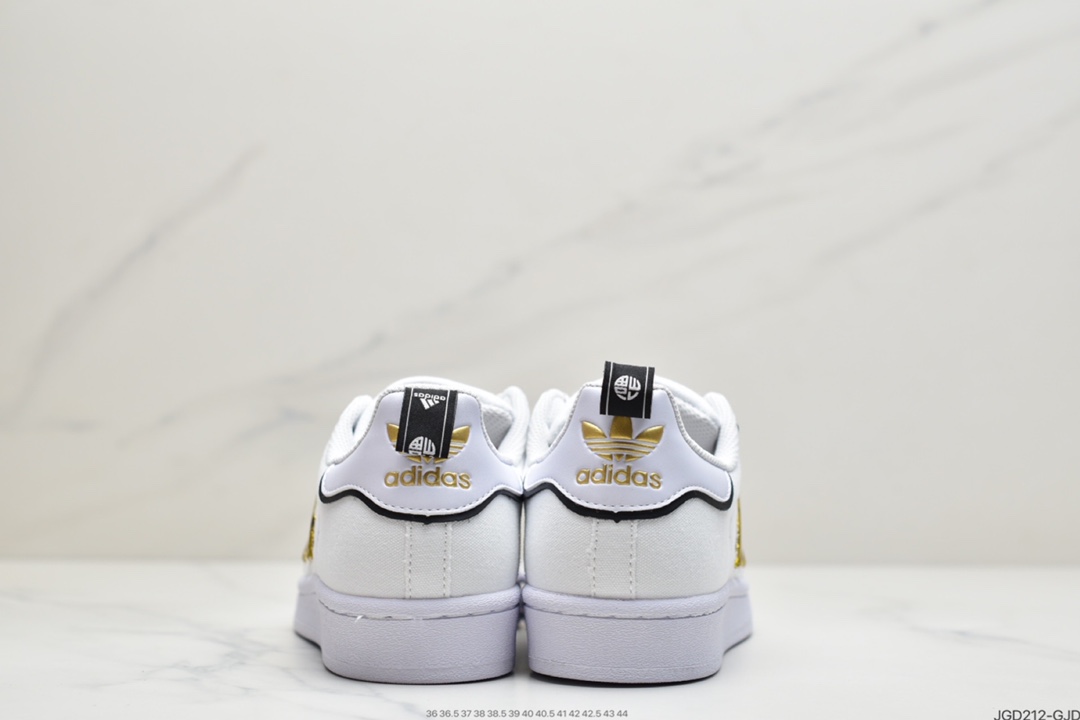 180 阿迪达斯AD Superstar 白金贝壳头运动 经典百搭板鞋 GX7915