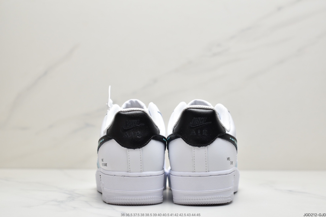 180  官方爆款定制 PS5电玩主题Nike Air Force 1 Low’07 白蓝黑涂鸦空军一号低帮休闲板鞋 CW2288-222
