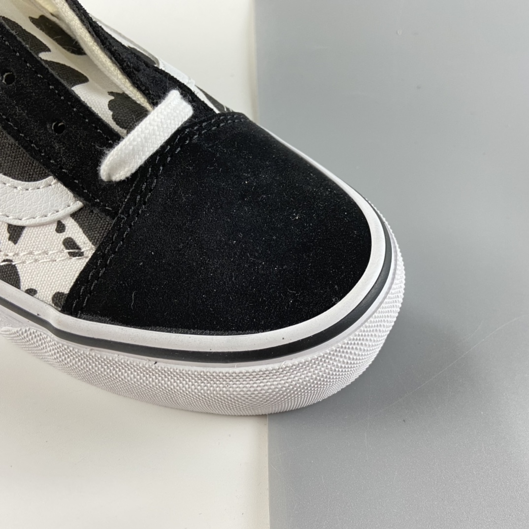 P150 Vans Style 36 Decon SF 黑色奶牛 涂鸦 硫化滑板鞋  VN0A40E5NNA