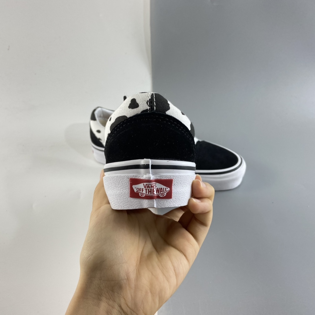 P150 Vans Style 36 Decon SF 黑色奶牛 涂鸦 硫化滑板鞋  VN0A40E5NNA