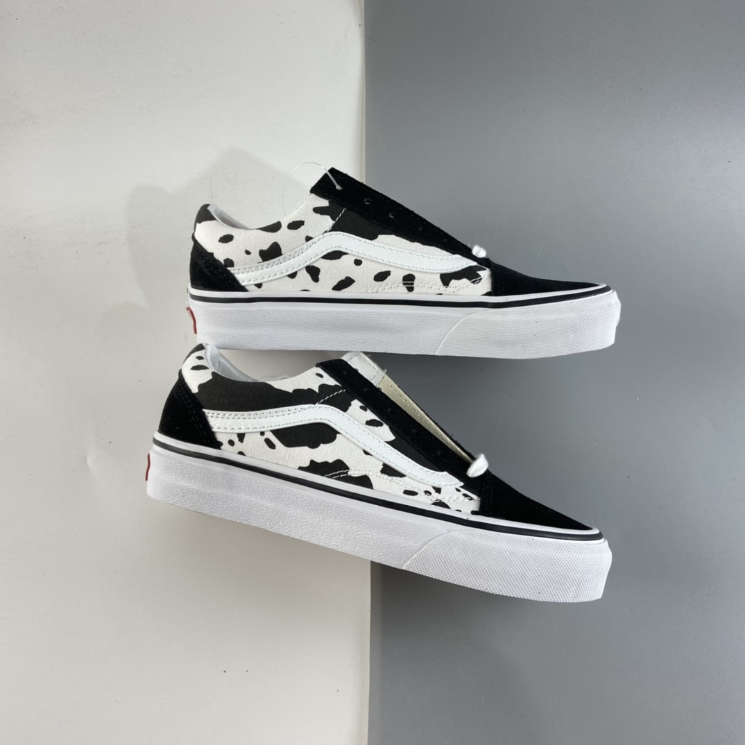 P150 Vans Style 36 Decon SF 黑色奶牛 涂鸦 硫化滑板鞋  VN0A40E5NNA