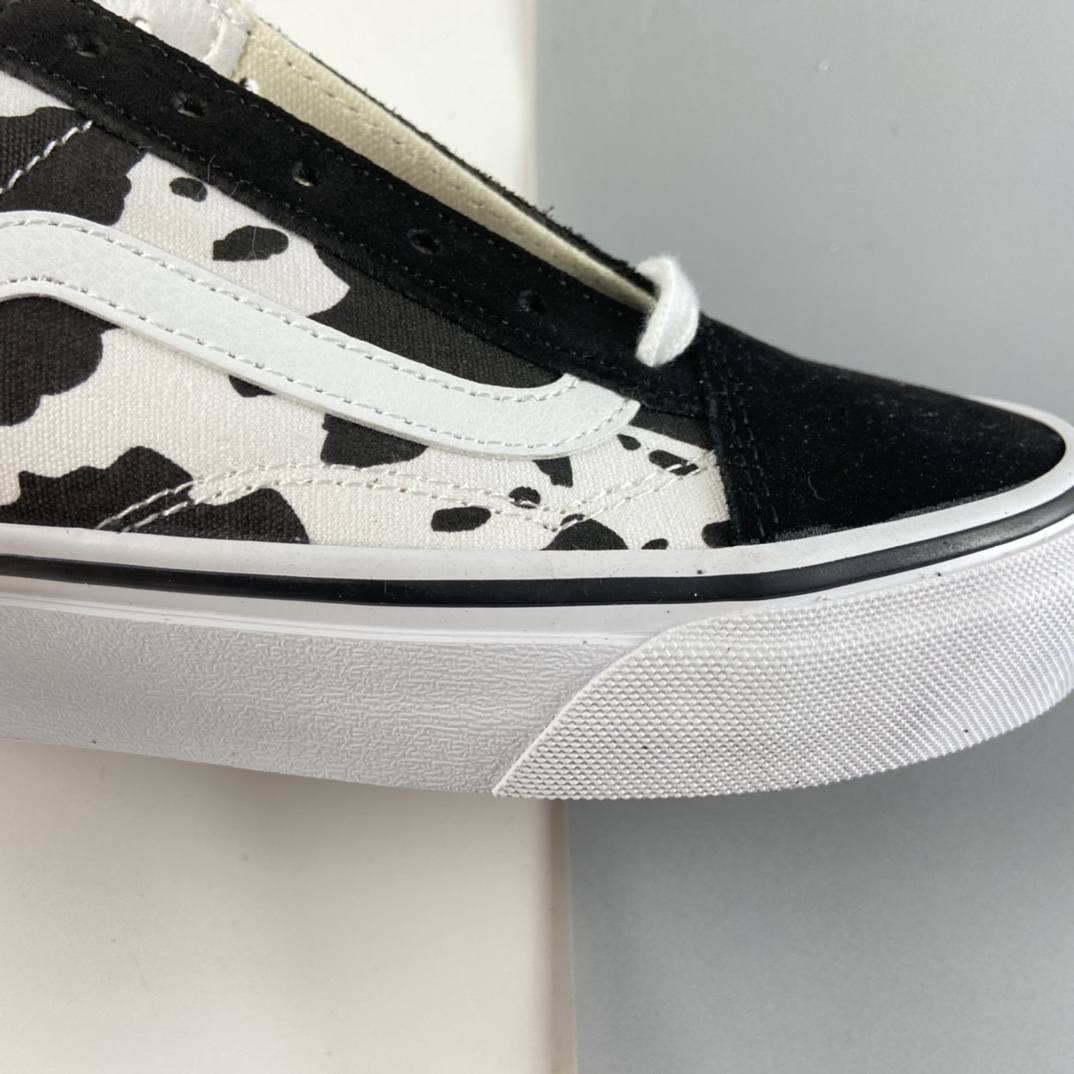 P150 Vans Style 36 Decon SF 黑色奶牛 涂鸦 硫化滑板鞋  VN0A40E5NNA