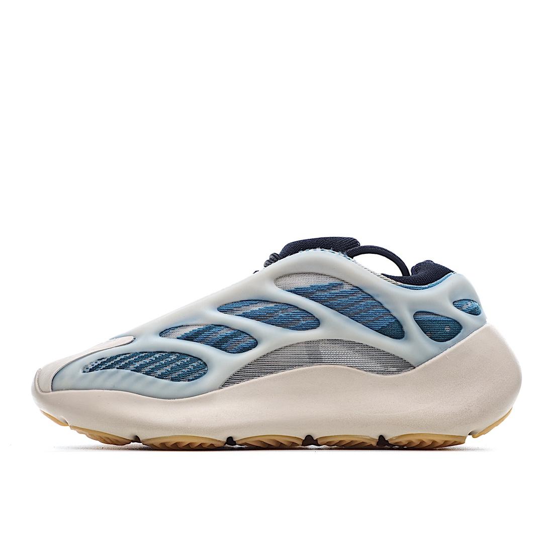 I0  Adidas Yeezy 700V3 异形 蓝晶石真标原盒 正确版型 小红书代购平台专供