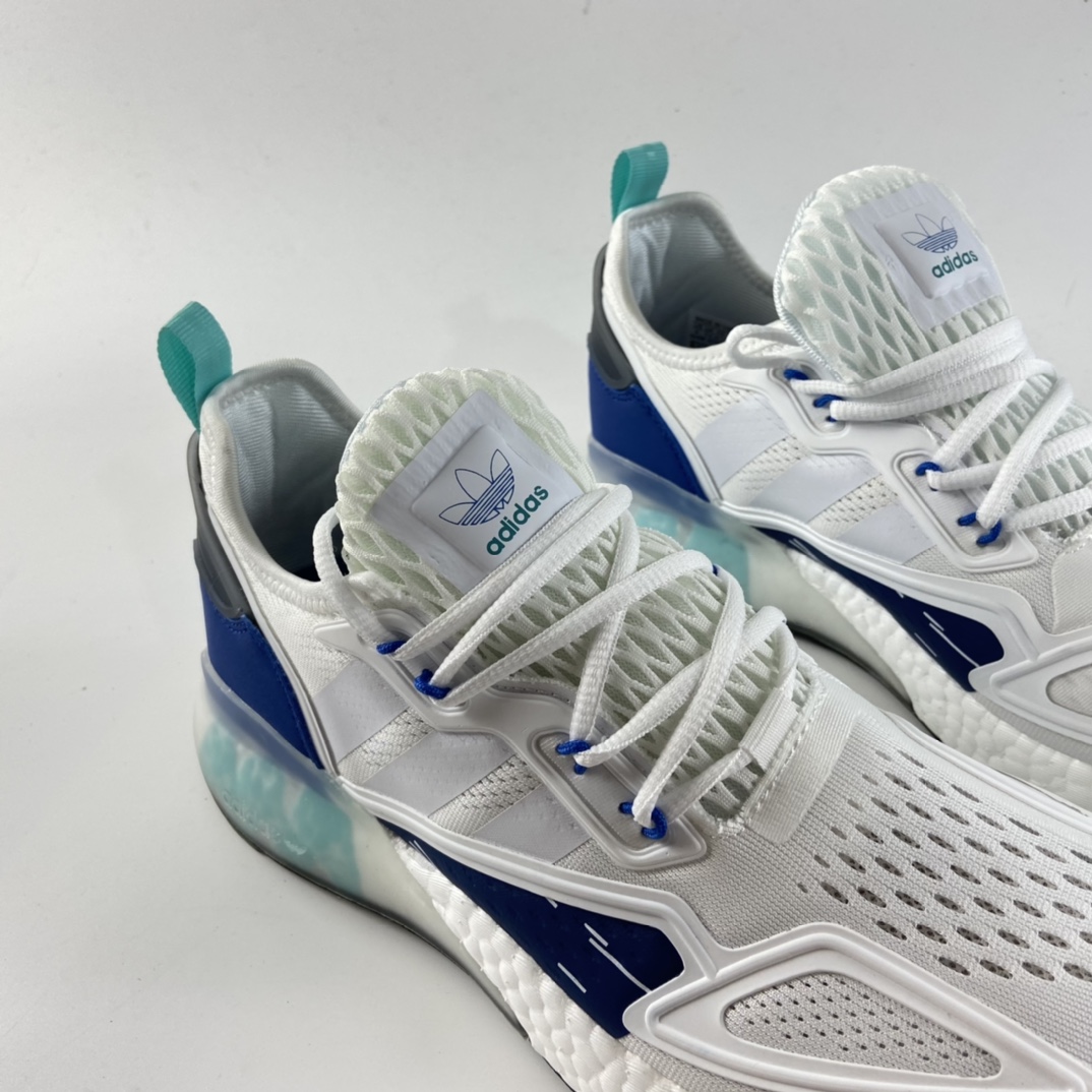 P220 Ad ZX 2K Boost 网纱针织呼吸面套脚休闲运动慢跑鞋 H05148