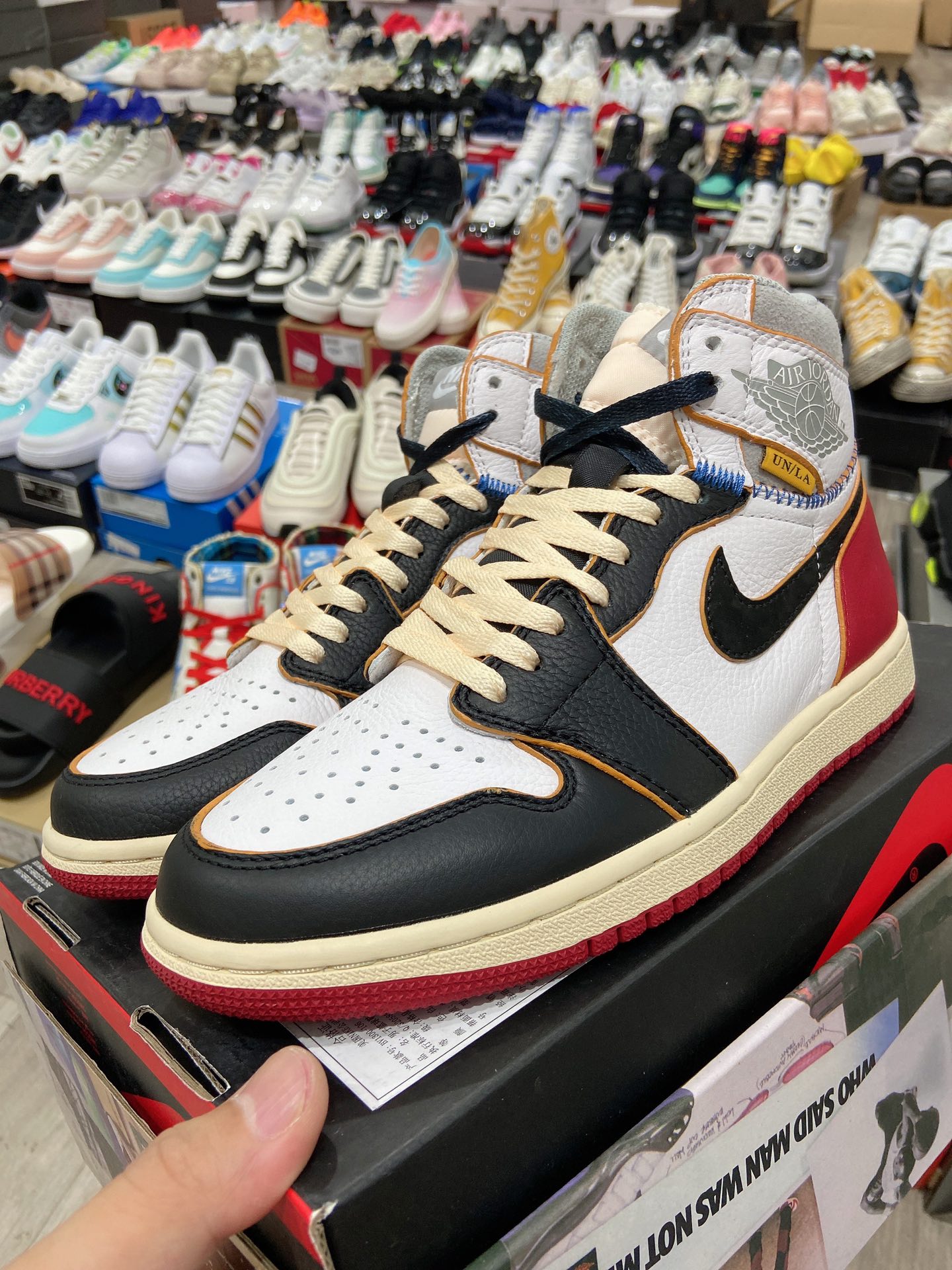 High Version Jordan Union x Air Jordan 1 Retro High PK NRG Recently Los Angeles Fashion BV1300-106