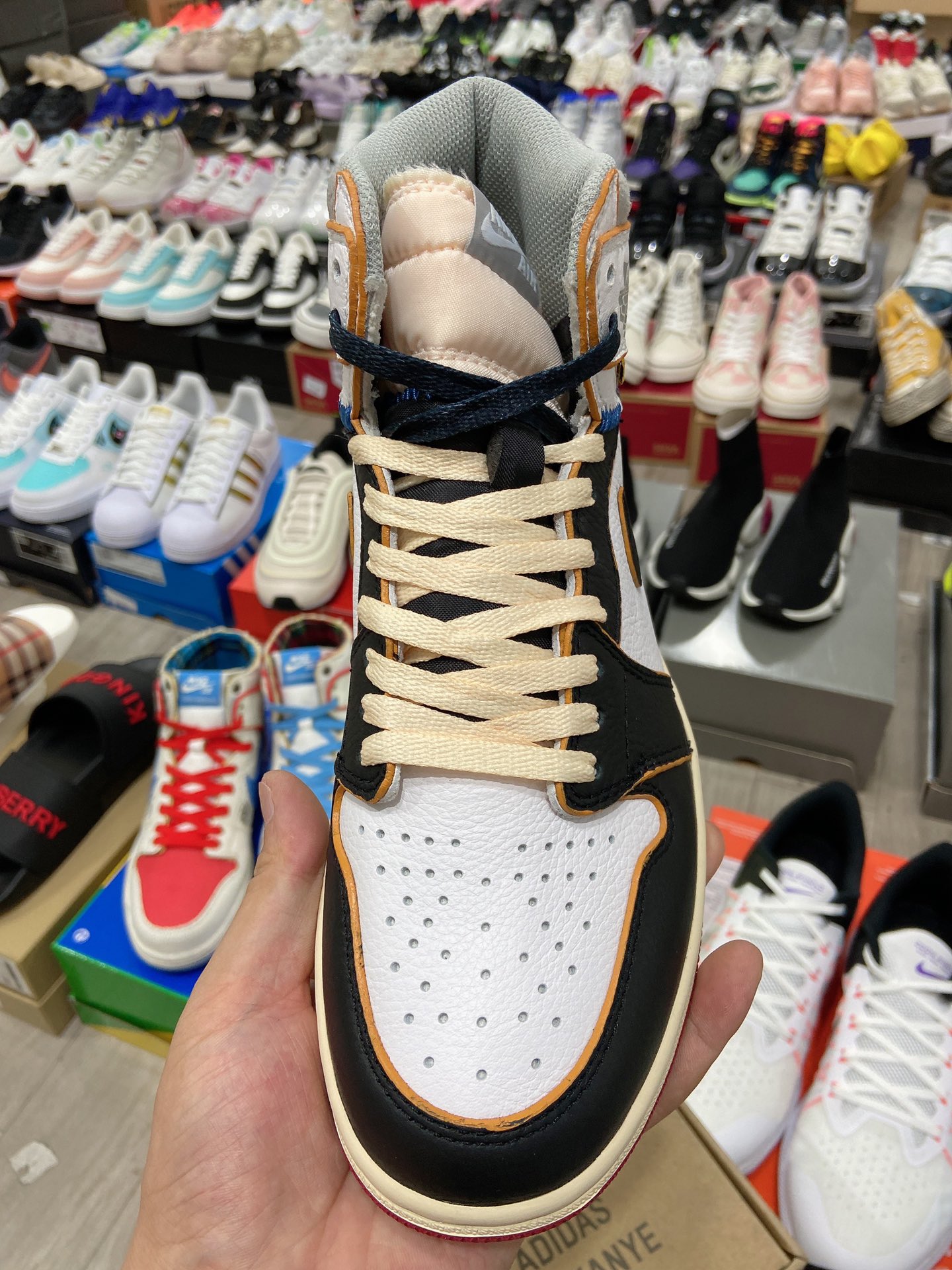 High Version Jordan Union x Air Jordan 1 Retro High PK NRG Recently Los Angeles Fashion BV1300-106