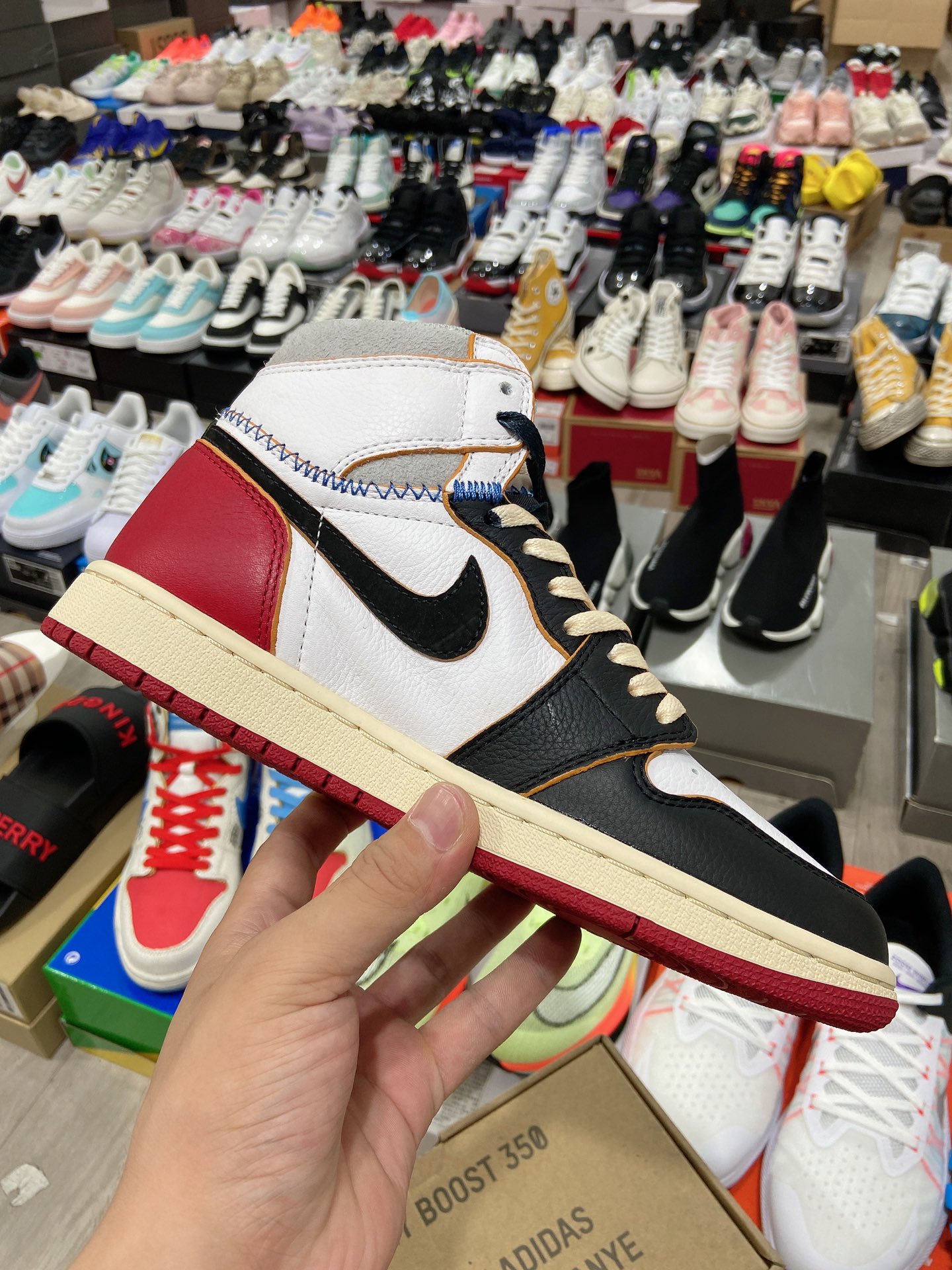 High Version Jordan Union x Air Jordan 1 Retro High PK NRG Recently Los Angeles Fashion BV1300-106