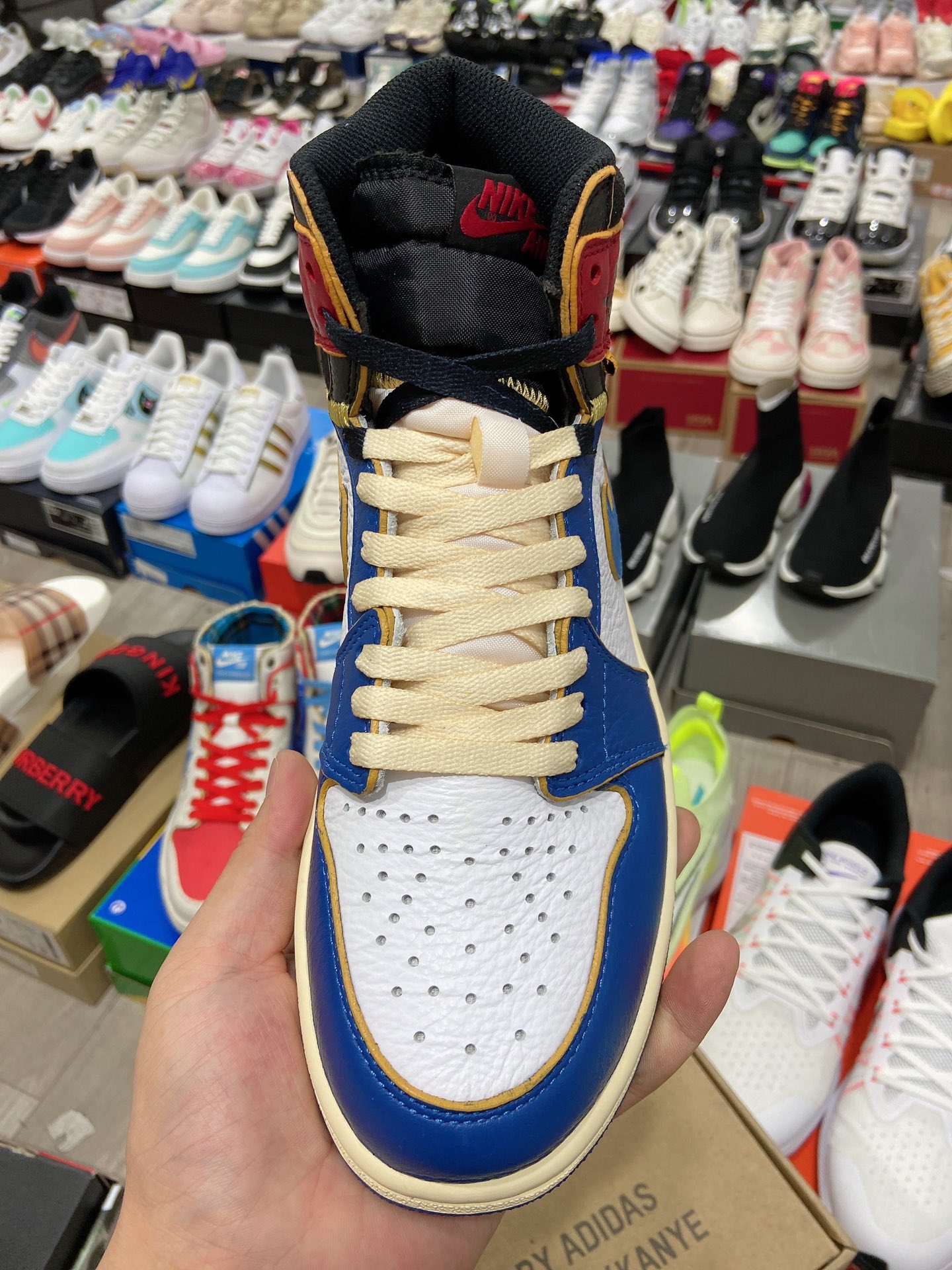 480高版本 乔丹Union x Air Jordan 1 Retro High PK NRG近日洛杉矶BV1300-146