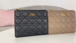 Dior Caro Clutches & Pouch Bags for sale cheap now
 Black Grey