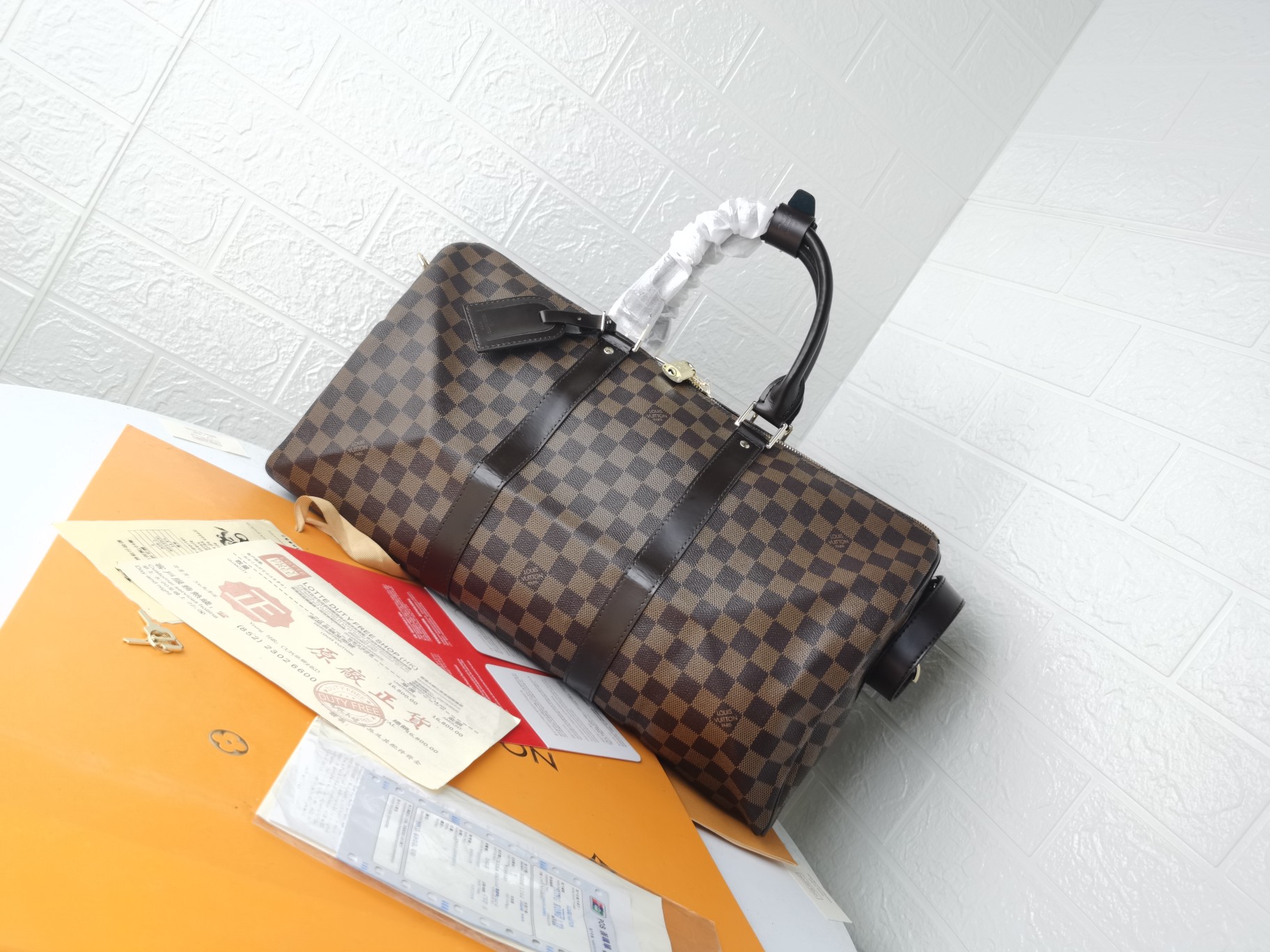 Louis Vuitton LV Keepall Bolsos de viaje Monogram Canvas Lona