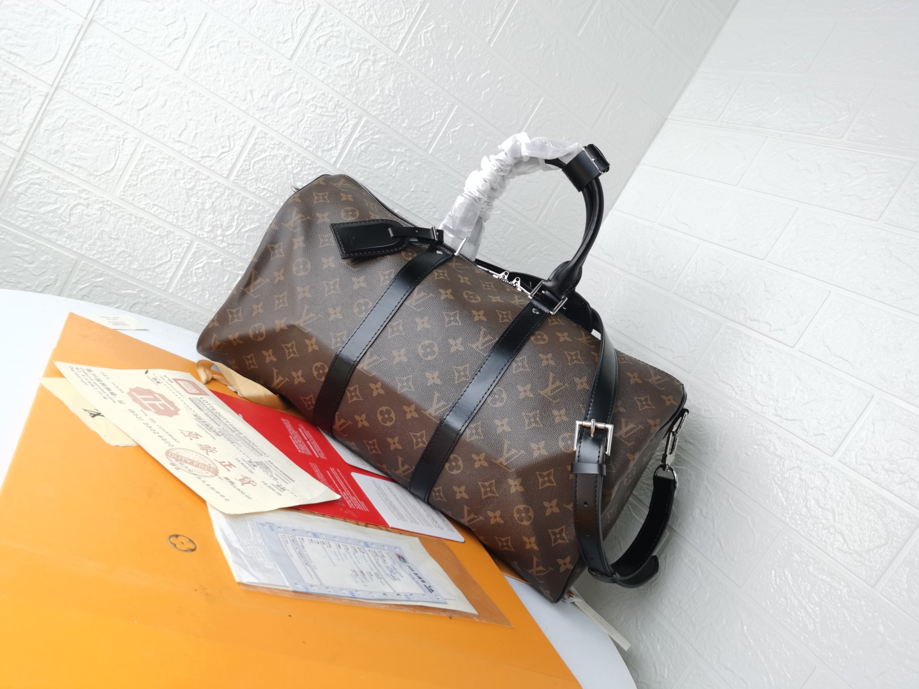 Louis Vuitton LV Keepall 1: 1
 Bolsos de viaje Monogram Canvas Lona