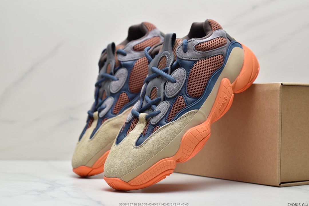 300 阿迪达斯Yz Desert Rat 500“Blush”侃爷椰子 GZ5541