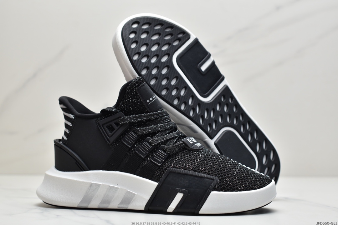 170 阿迪达斯 三叶草新品 Adidas EQT Basketball ADV 系列街头篮球短筒针织慢跑鞋