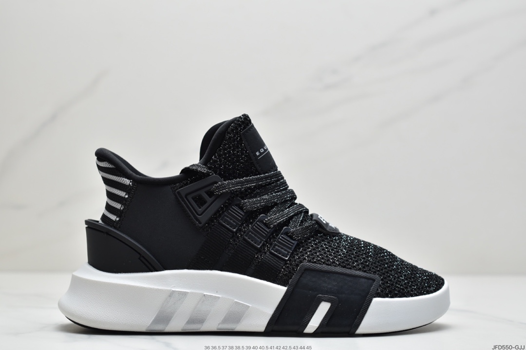 170 阿迪达斯 三叶草新品 Adidas EQT Basketball ADV 系列街头篮球短筒针织慢跑鞋