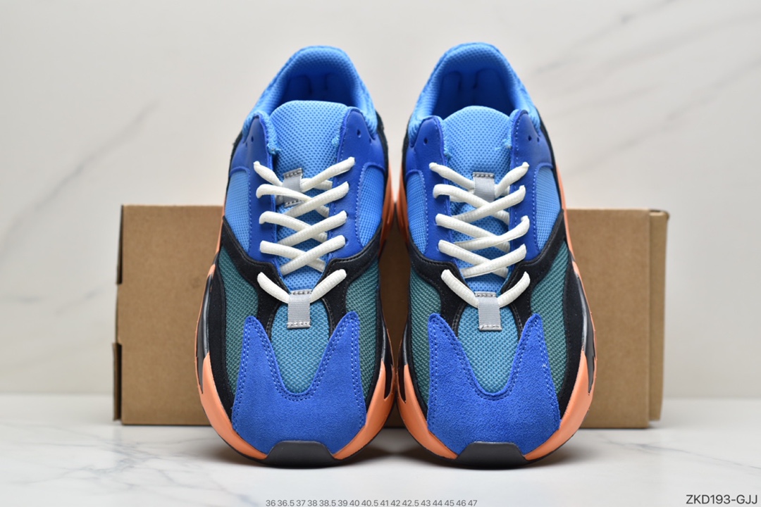 270 阿迪达斯Yeezy boost 700 “Bright Blue” 蓝橙色 GZ0541