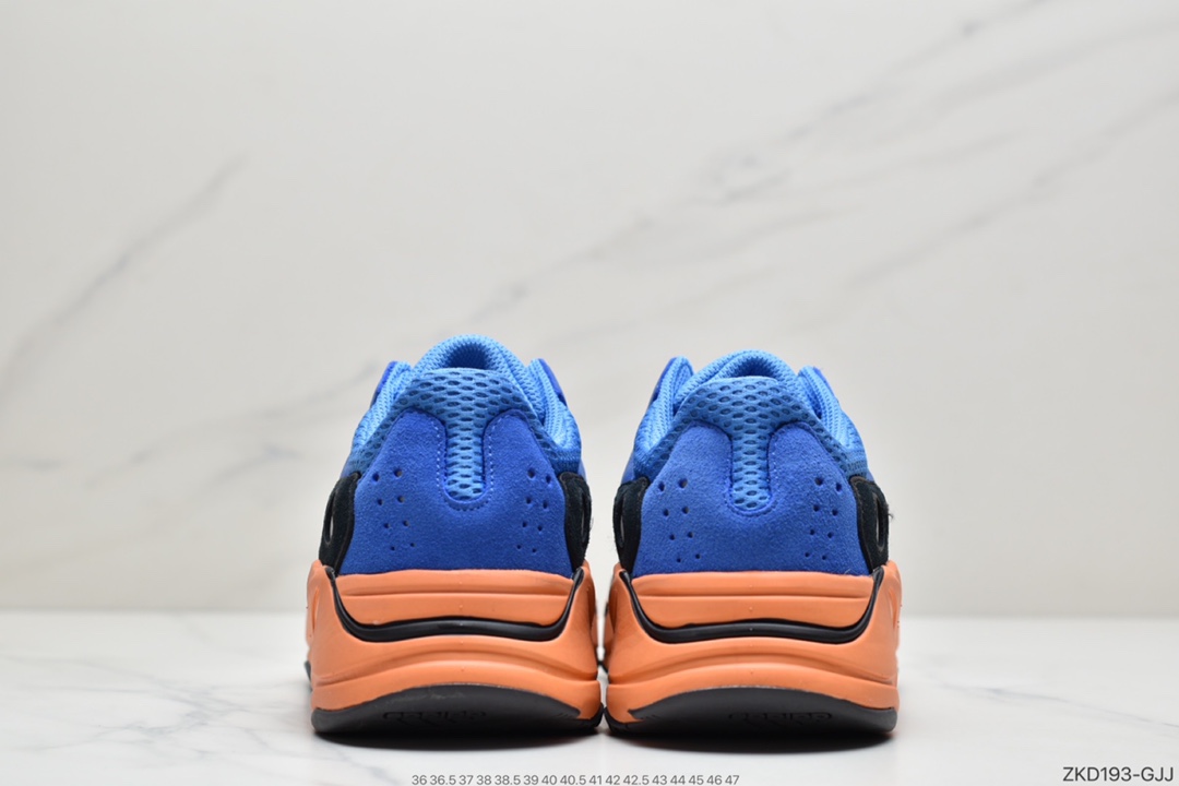 270 阿迪达斯Yeezy boost 700 “Bright Blue” 蓝橙色 GZ0541