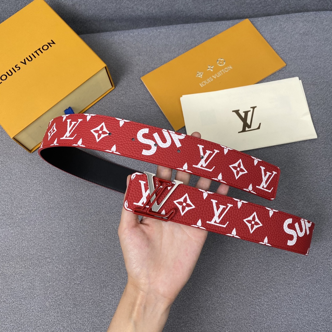 Louis Vuitton Belts Calfskin Cowhide