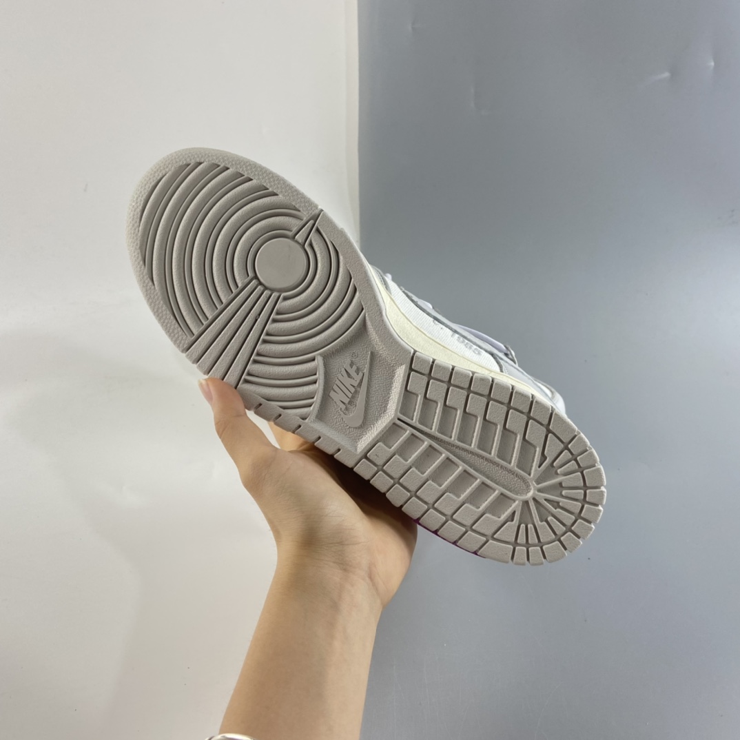 P360 Off-White x Nike Dunk Low“03 of 50”OW 白灰色休闲运动滑板鞋 DM1602-118