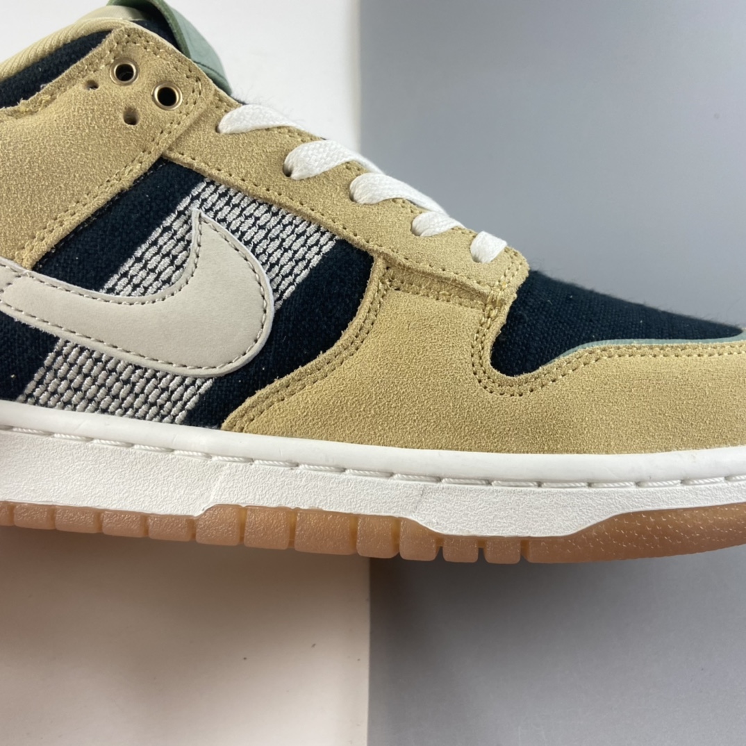 P360 Nike SB LowDunk“Rooted in Peace”刺子绣”大地色限定低帮滑板鞋 DJ4671-294