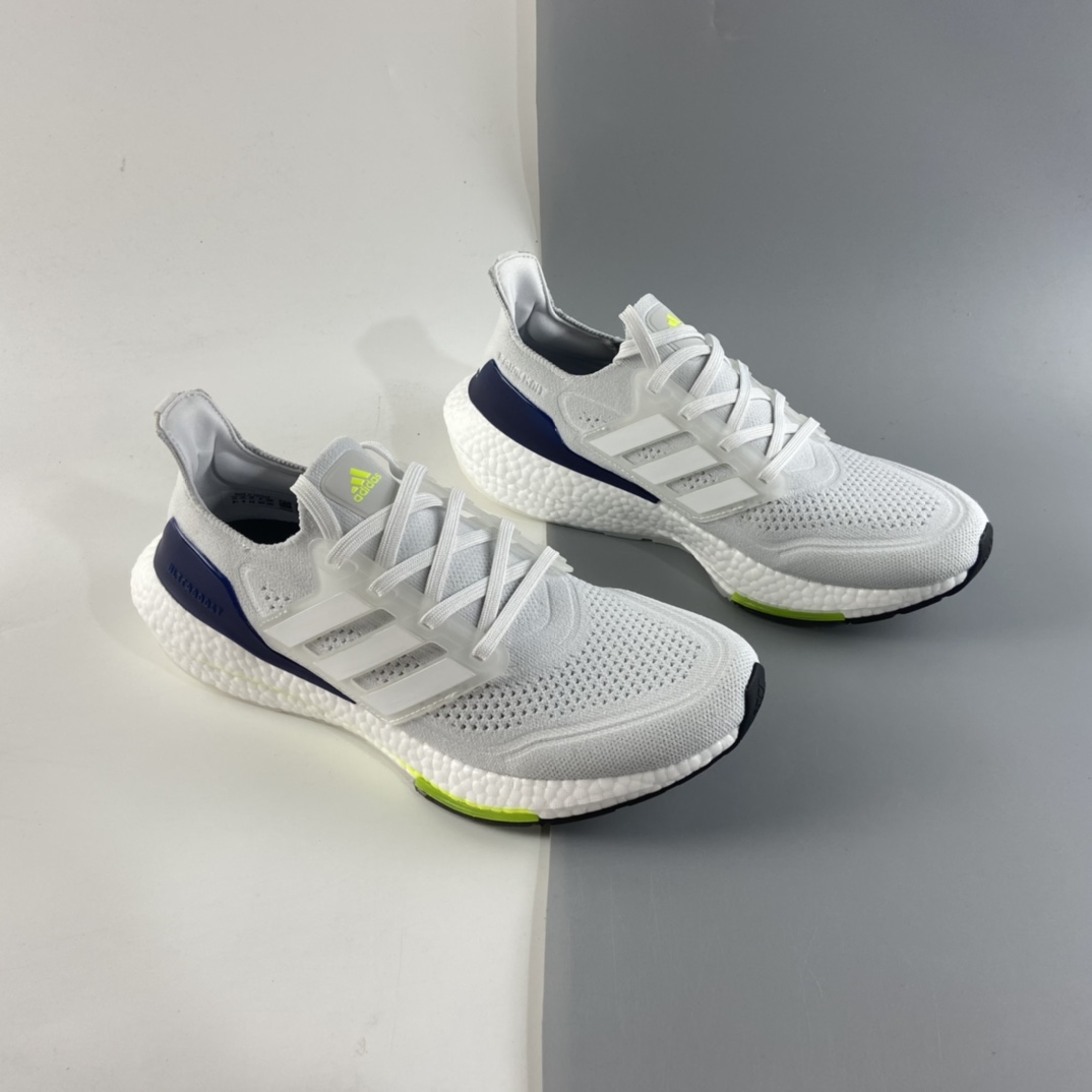 P200 AD UltraBoost 21 加厚爆米花袜套式针织鞋面休闲运动慢跑鞋 FY0371