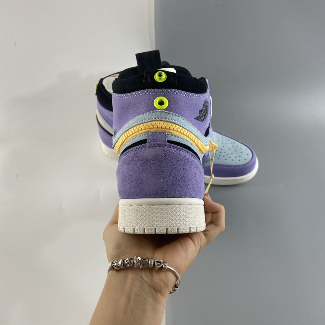 P420 Air Jordan 1 High Switch “Purple Pulse” 紫罗兰 拉链 CW6576-500