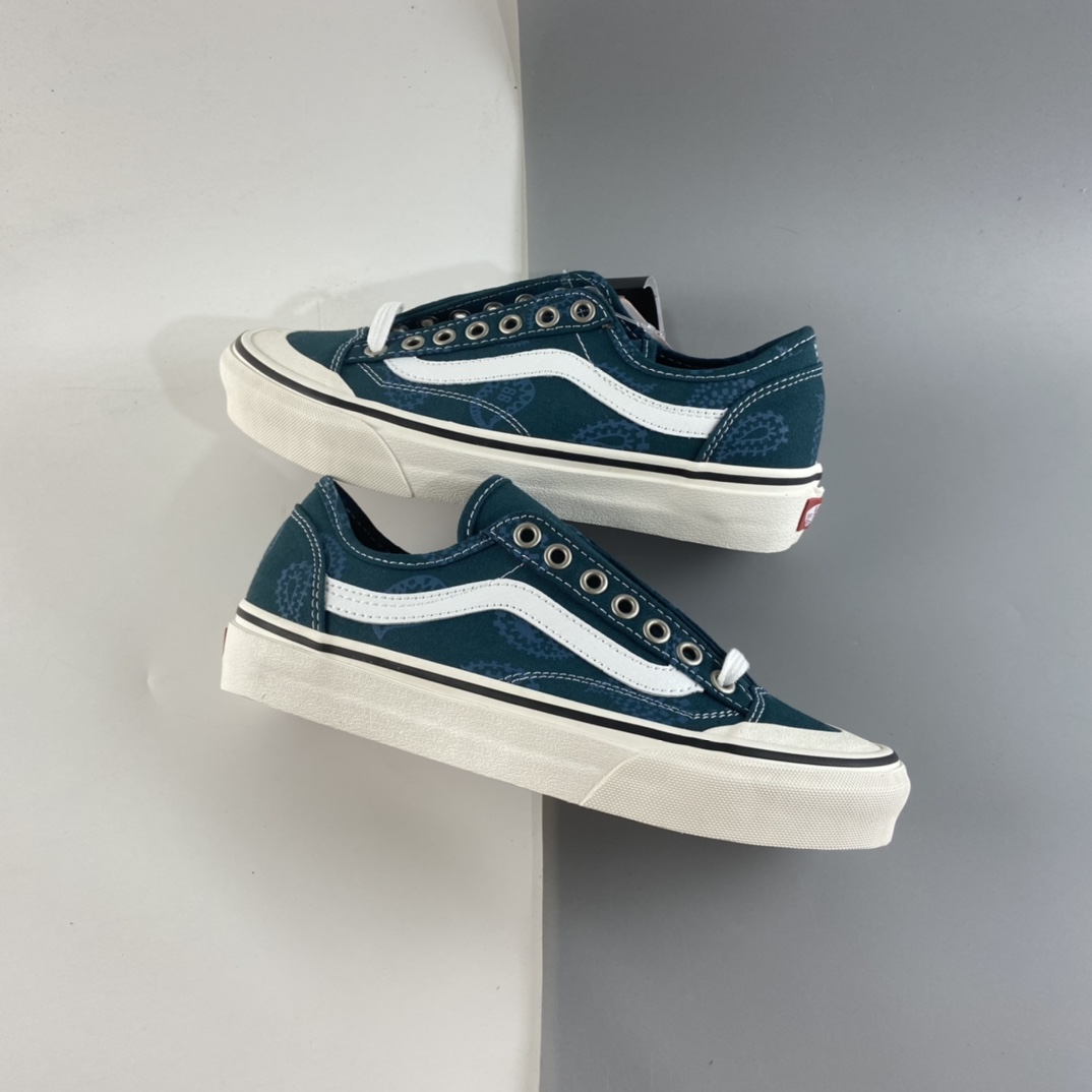 P150 Vans Style 36 Cecon 万斯半月包头腰果花  暗夜蓝权志龙包头杀人鲸 VN0A3MVL2V0