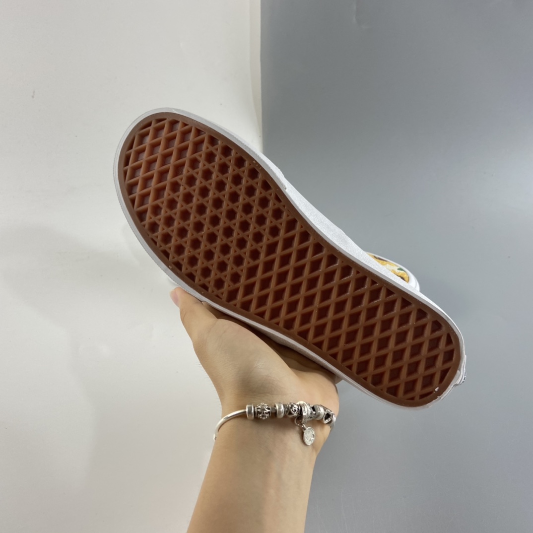 P150 Vans Authentic小雏菊向日葵 印花 限定版滑板鞋 纯正硫化底 VN0A5HYP6SR