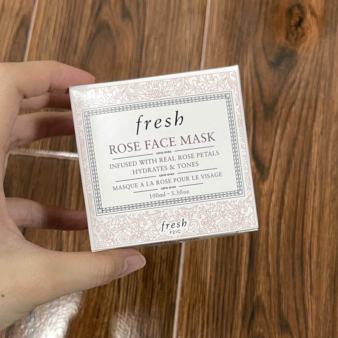 Fresh Rose Face Mask: Infused with Real Rose Petals, Hydrates & Tones Skin