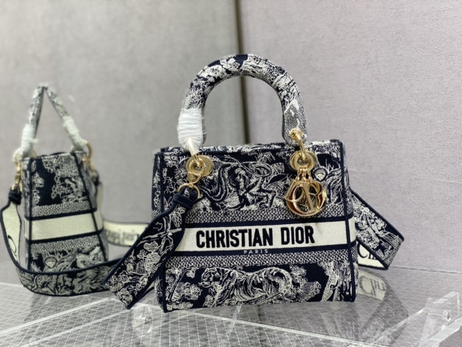 Dior Lady D-Lite Bag Blue Tiger Embroidery, 24cm - Iconic and Elegant 1 Dior Lady D-Lite Bag Blue Tiger Embroidery, 24cm - Iconic and Elegant
