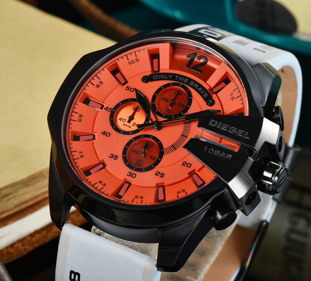 Diesel DZ4535 Vibrator Orange Twilight Watch with Unique Features - 图片 2