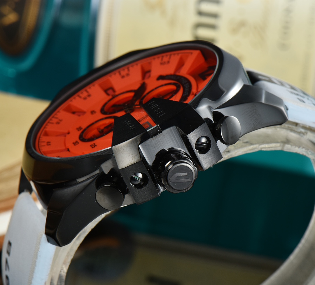 Diesel DZ4535 Vibrator Orange Twilight Watch with Unique Features - 图片 3
