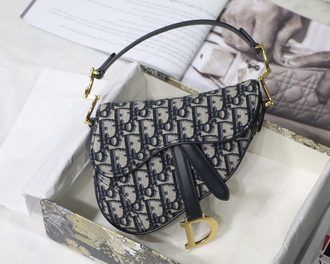 Dior Saddle Oblique Monogram Saddle Bag