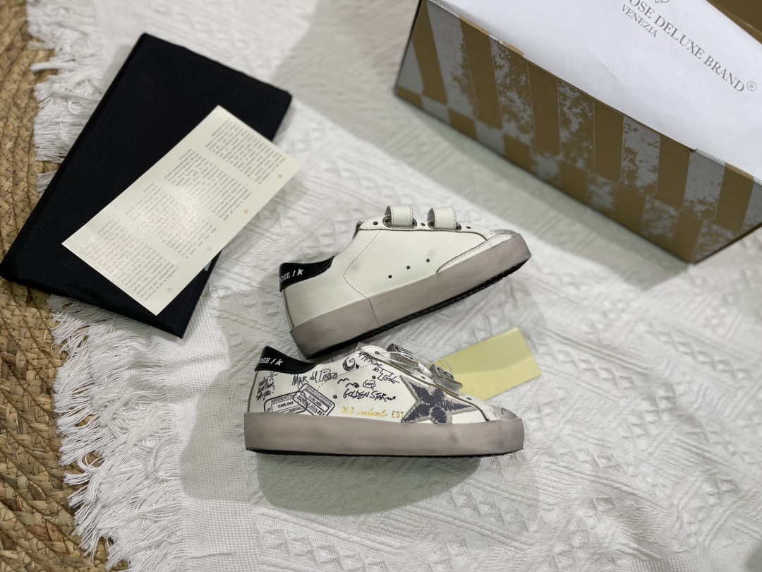 Golden Goose Deluxe Brand Small dirty shoe GGDBchild Childrens shoes series Size: 26-35 - 图片 3