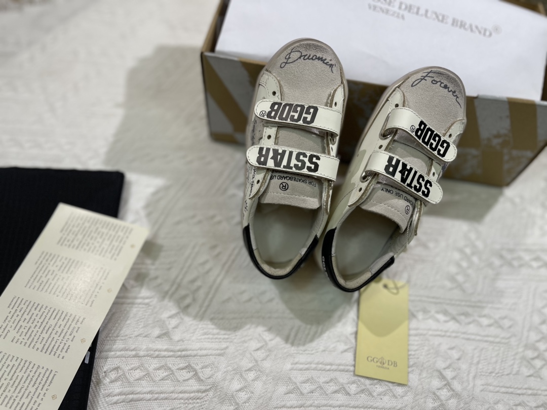 Golden Goose Deluxe Brand Small dirty shoe GGDBchild Childrens shoes series Size: 26-35 - 图片 4