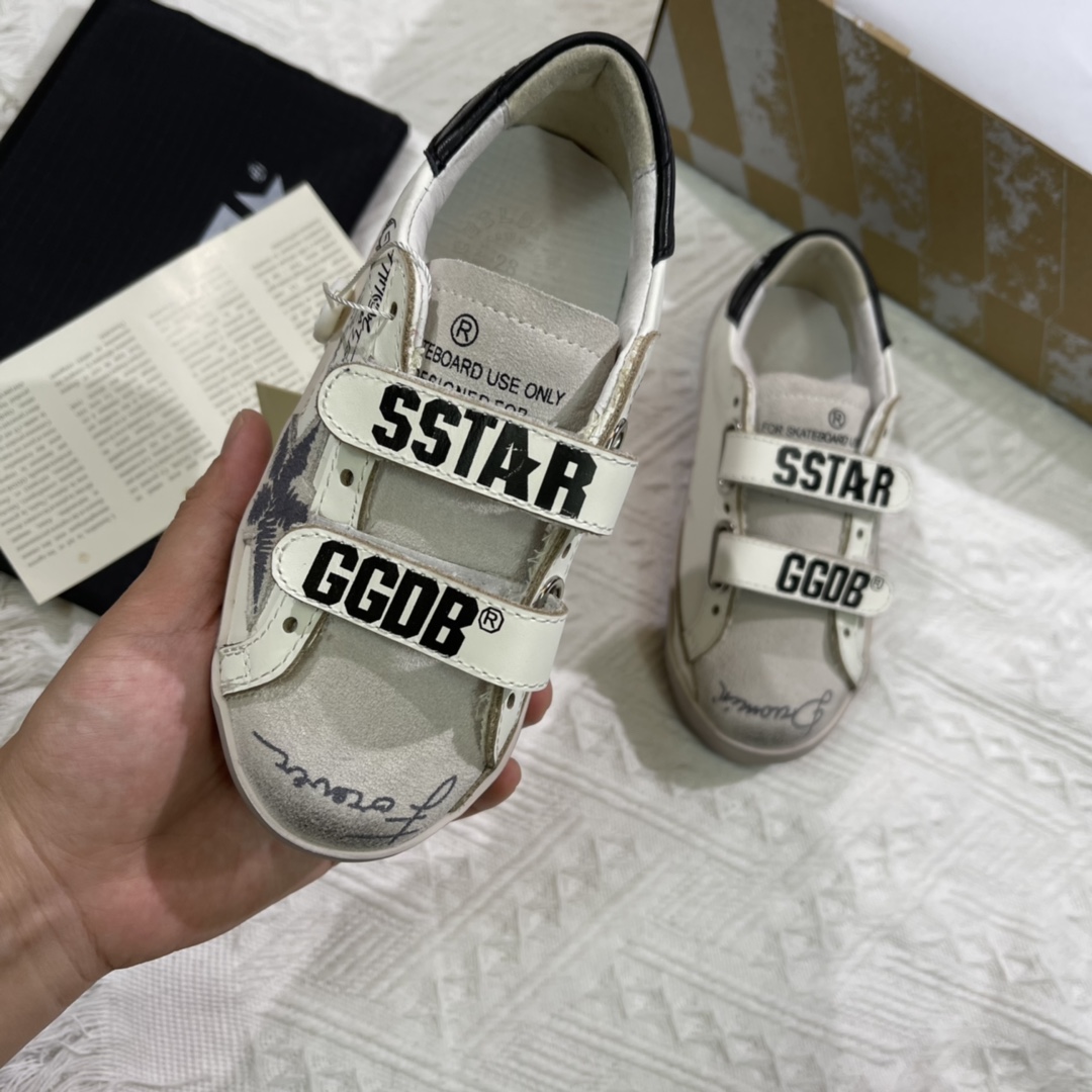 Golden Goose Deluxe Brand Small dirty shoe GGDBchild Childrens shoes series Size: 26-35 - 图片 5