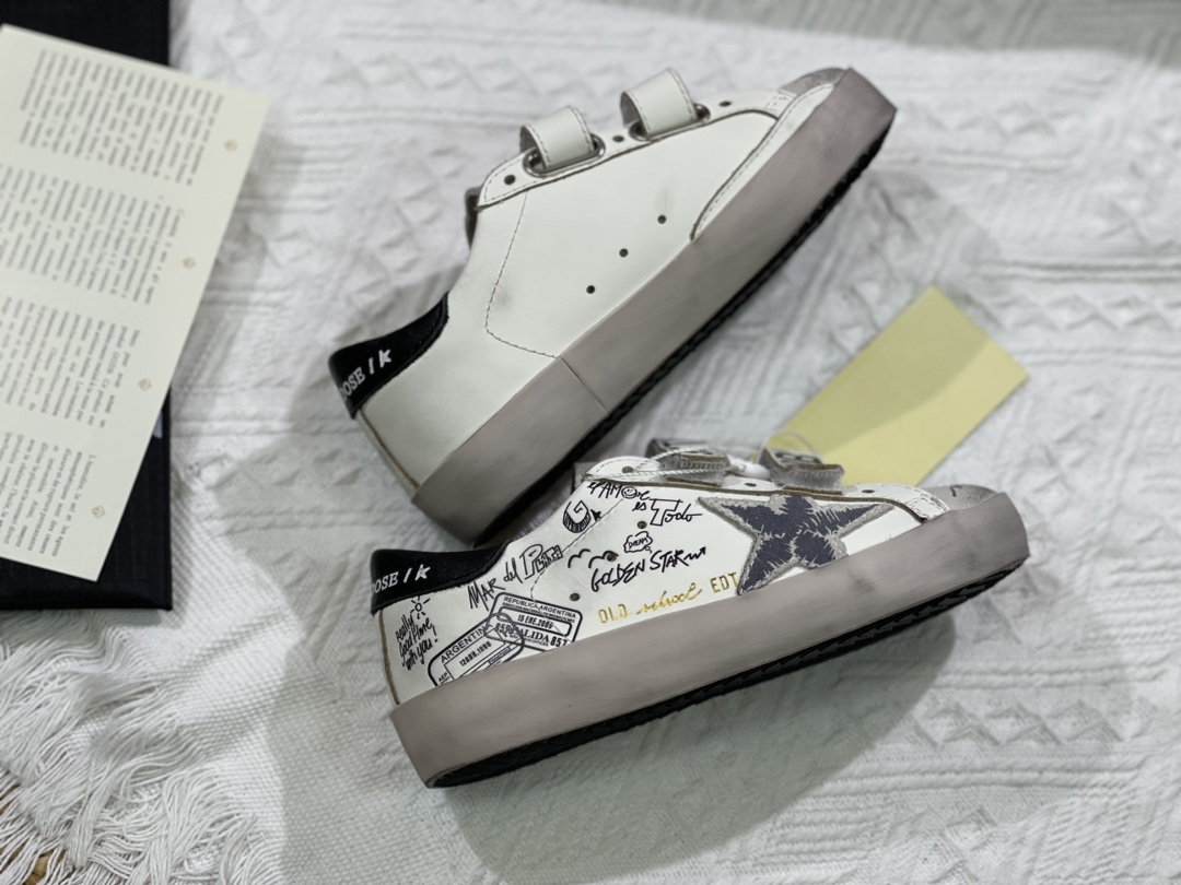Golden Goose Deluxe Brand Small dirty shoe GGDBchild Childrens shoes series Size: 26-35 - 图片 7