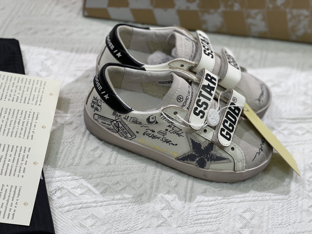 Golden Goose Deluxe Brand Small dirty shoe GGDBchild Childrens shoes series Size: 26-35 - 图片 6