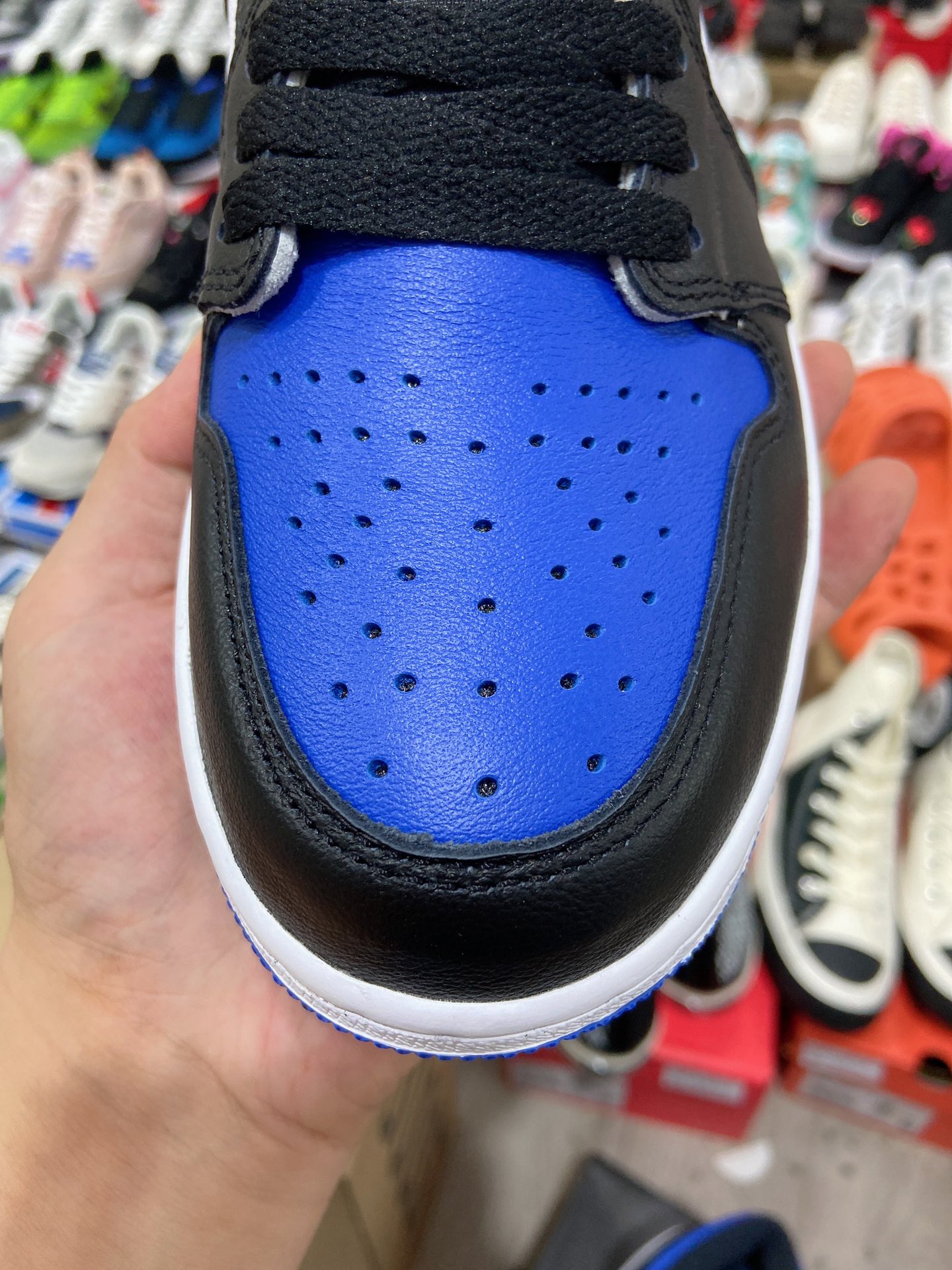 480高版本 乔丹Air Jordan 1 “Gae Royal” 游戏蓝 新黑蓝脚趾 555088-041