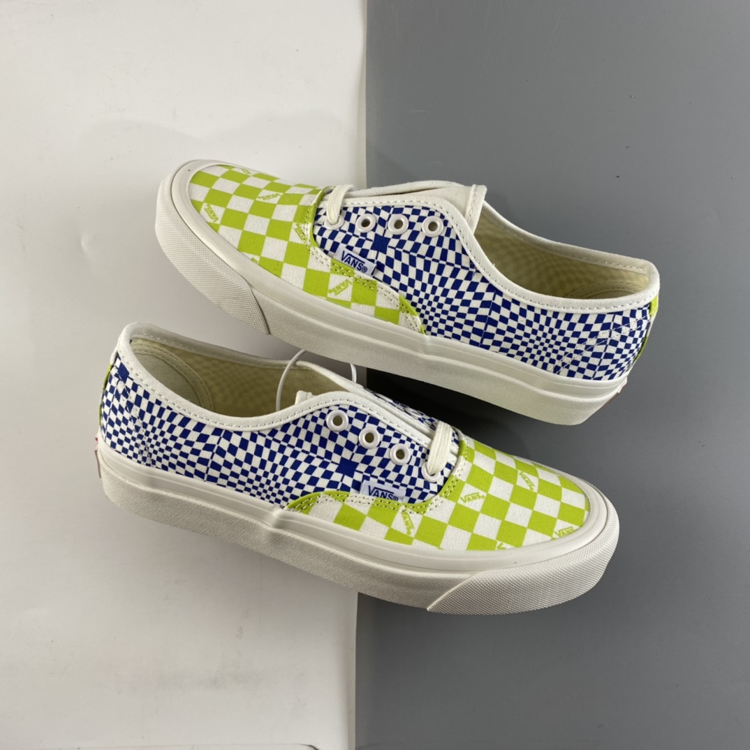 P150 VANS VAULT OG Authentic LX 高端支线撞色棋盘格复古低帮男女帆布滑板鞋 VN0A4BV91XQ1