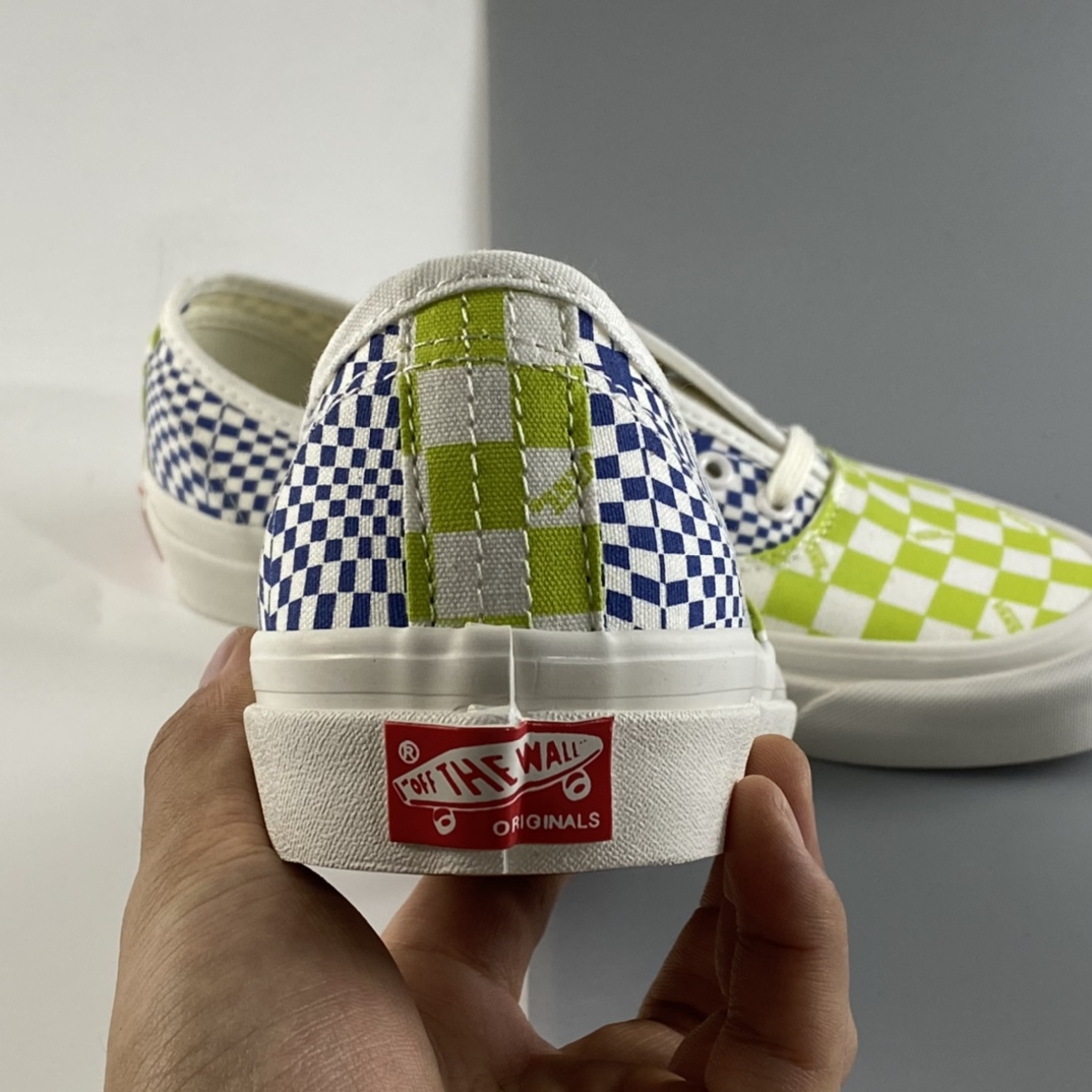 P150 VANS VAULT OG Authentic LX 高端支线撞色棋盘格复古低帮男女帆布滑板鞋 VN0A4BV91XQ1