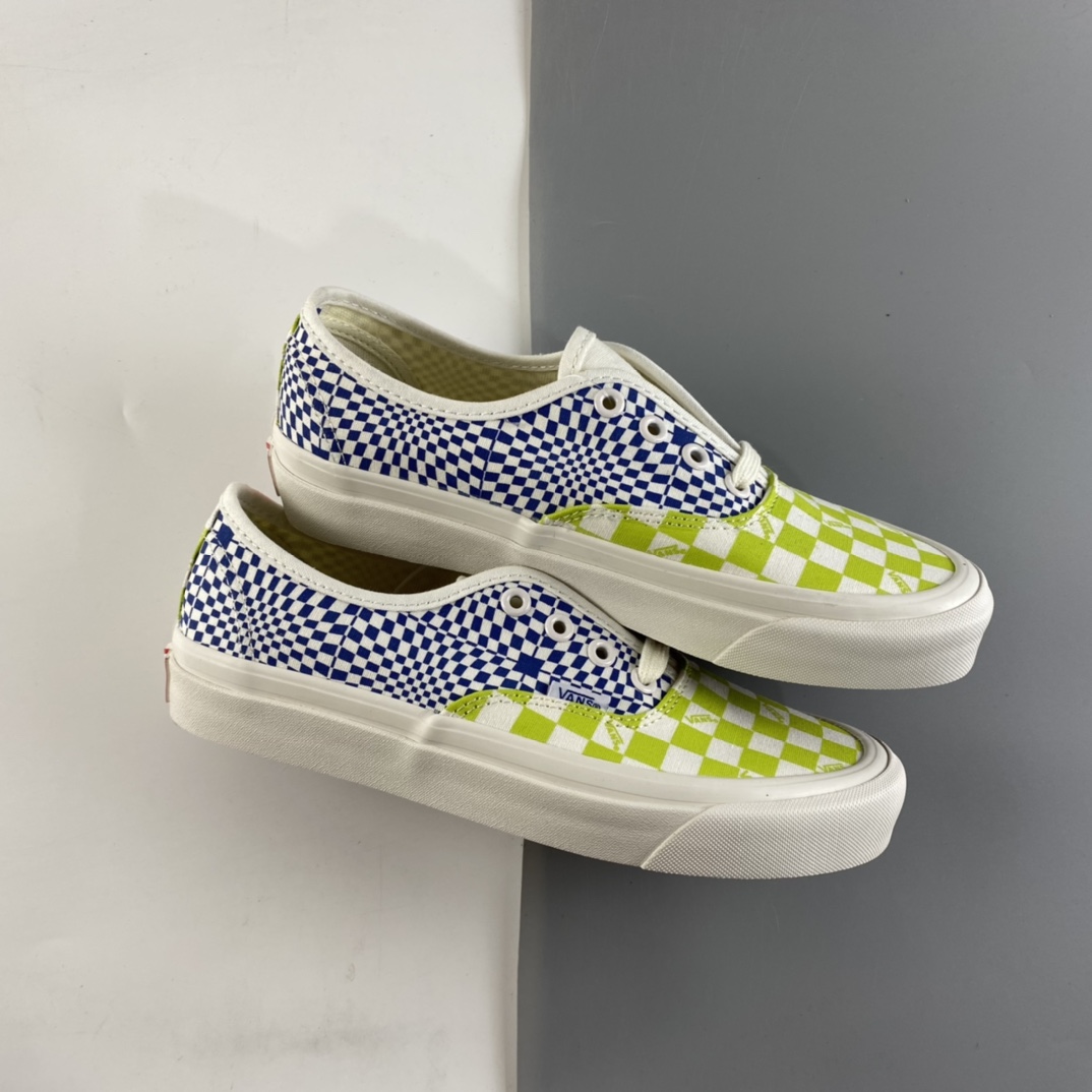 P150 VANS VAULT OG Authentic LX 高端支线撞色棋盘格复古低帮男女帆布滑板鞋 VN0A4BV91XQ1